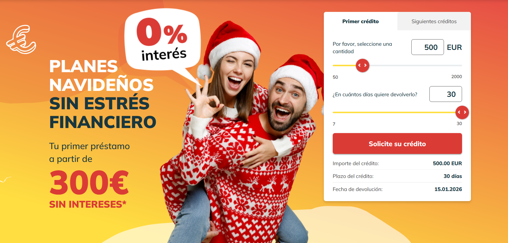 Tu prestamo rápido en Luzo.es