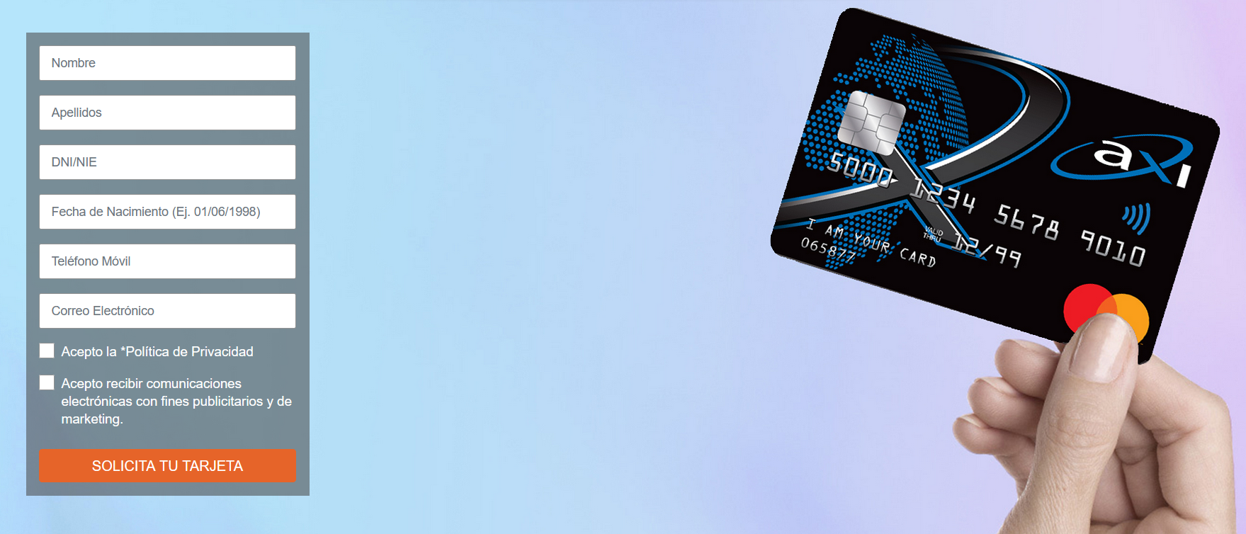 Tarjeta Axi Card
