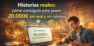 Cómo consiguió Daniel 20.000€ sin aval y sin nómina