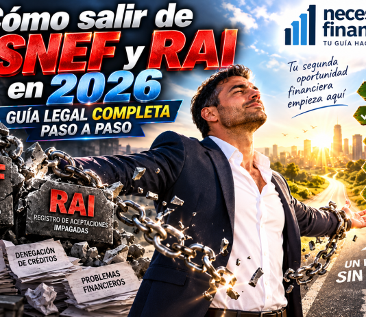 Cómo salir de ASNEF y RAI en 2026: Guía legal completa paso a paso Cómo salir de ASNEF y RAI en 2026: Guía legal completa paso a paso